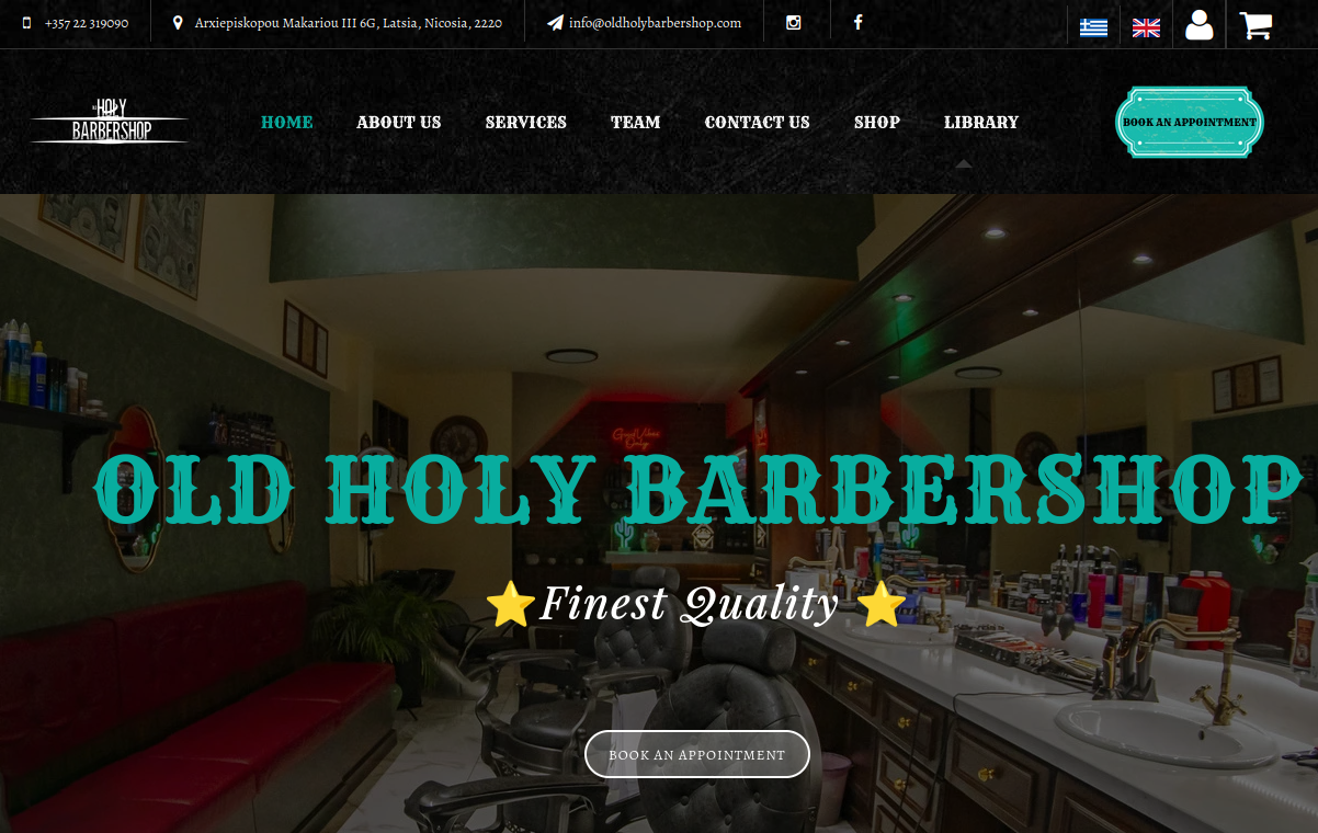 Old Holy Barbershop project screenshot